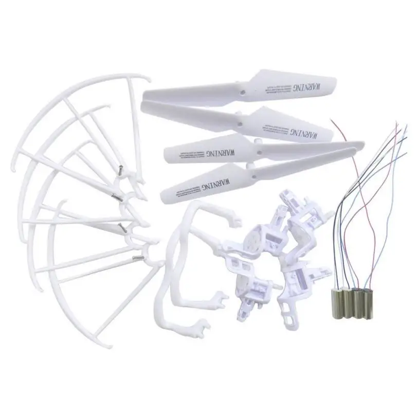 

Syma X5 X5C Spare Part Set Motors Propellers Landing Skid Protectors Motor Blade Dropshipping Free Shipping A10