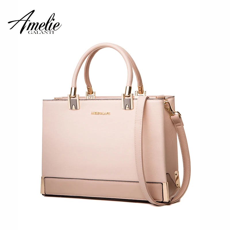 AMELIE GALANTI solid women handbags fashion famous design tote bag ...