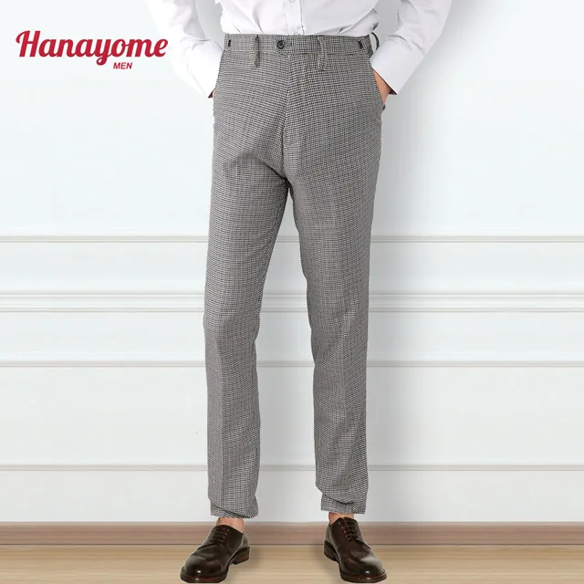 men's plaid printed pants