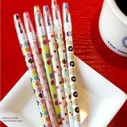 Горячая распродажа оптовая продажа немного любви Kawai решетки нейтральной ручка 6 прекрасный цвет пера 16167