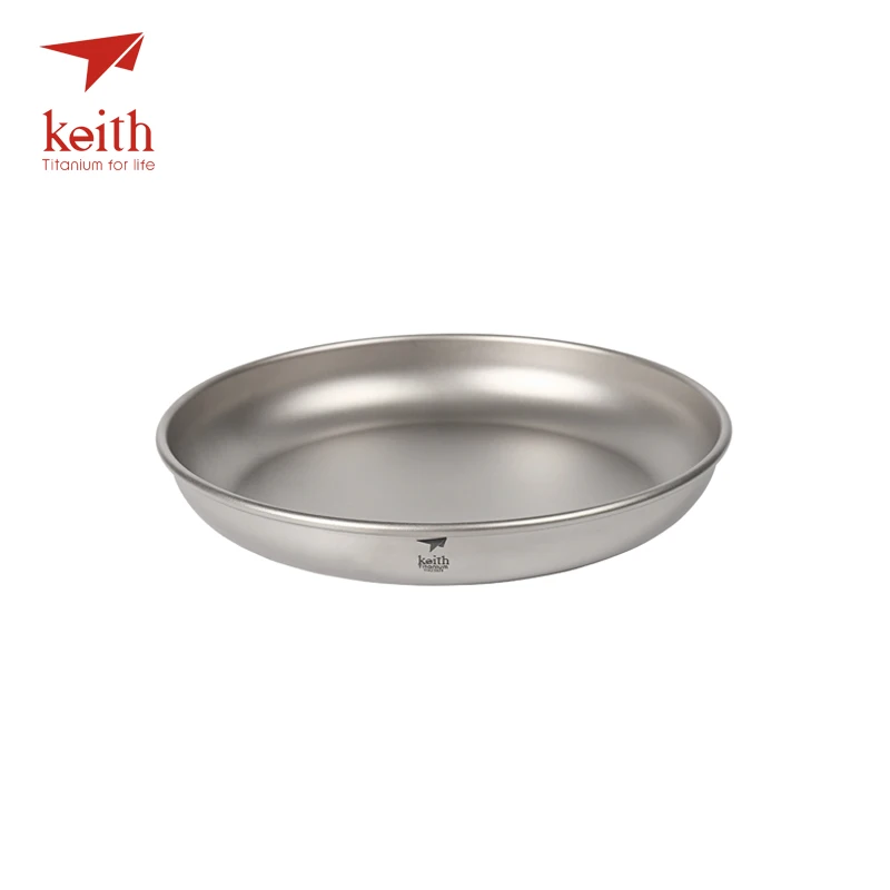 Keith camping titanio Platos 150 ml-450 mL platillo al aire libre Vajilla camping Placas cubiertos ti5362/ti5368