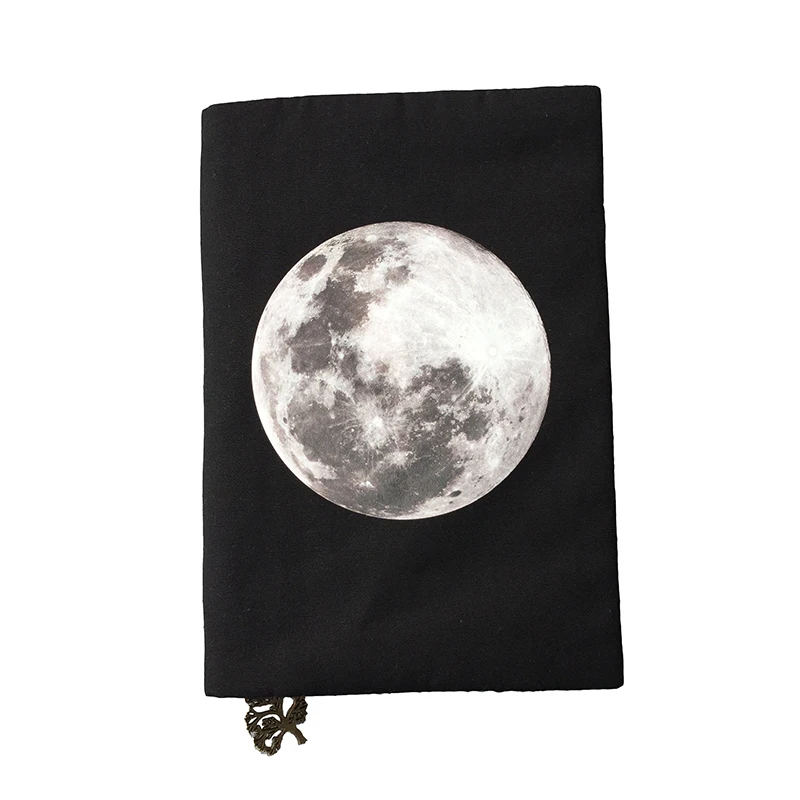 

A6 A5 Phase of The Moon Canvas Cover Planet Notebook Vintage Diary Book Travel Journal Notepad School Office Supply Planner
