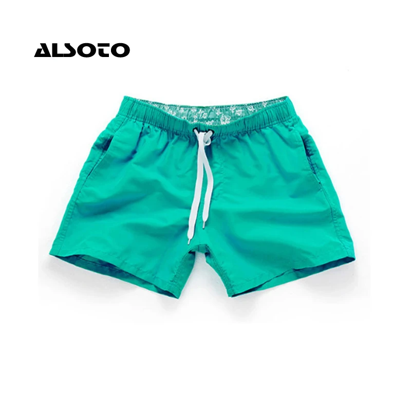 Beach shorts Fashion Printed Waist Shorts Board Shorts Men Casual Solid Mid Man Straight Drawstring Shorts S-XXL Hot Sale