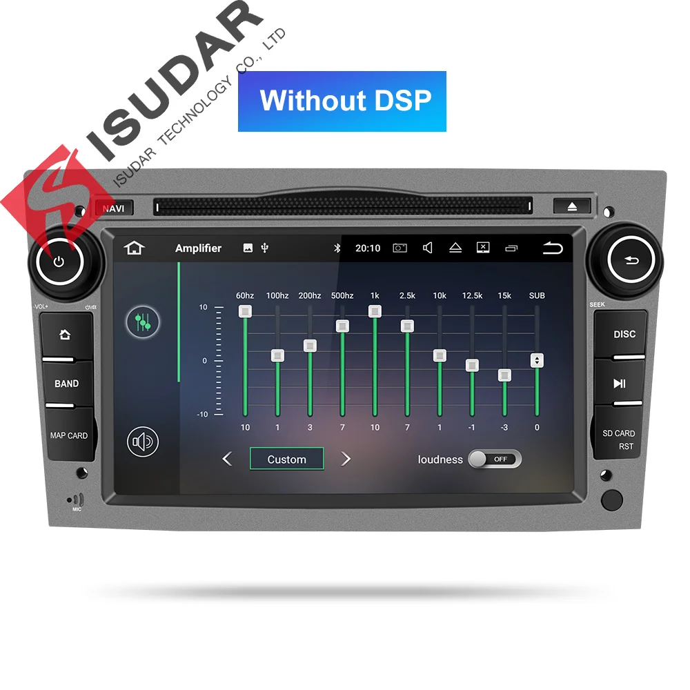 Isudar 2 din Авто Радио Android 9 для OPEL/ASTRA/Zafira/Corsa Восьмиядерный ОЗУ 4 Гб gps Автомобильный мультимедийный плеер DVD Wifi USB DVR DSP - Цвет: Grey 32GB No DSP