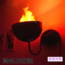 Светодиодный фонарь Хэллоуин украшения лампы выпускного вечера настенный светодиодный настенный светильник электронный огонь яма лампа