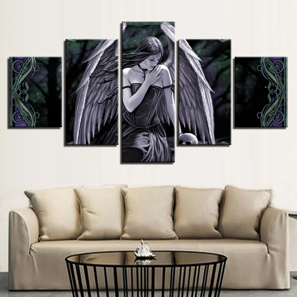 HD Печать Холст Wall Art Гостиная Home Decor Фотографии 5 штук игры Angelo Dell Inferno живопись