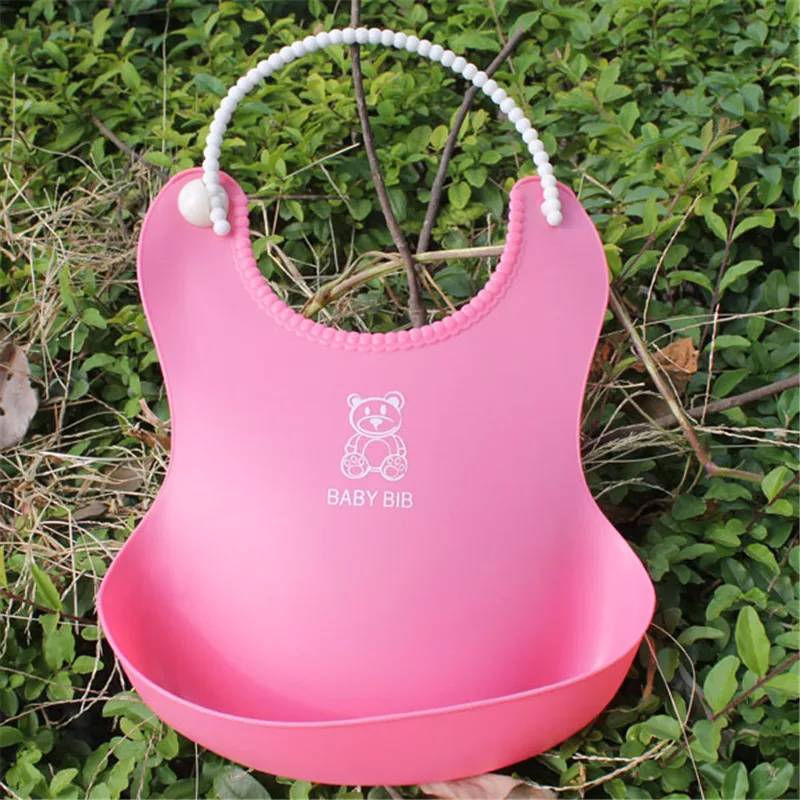 

Cute Baby Bibs Kids Boys Girls Waterproof Feeding Bibs silicone Apron Saliva Towel Bib Smock Bib Cartoon Saliva Towel