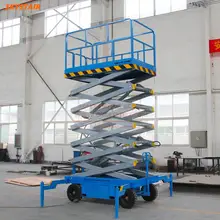 Портативный электрический ножничный подъемник платформы воздушная Рабочая платформа