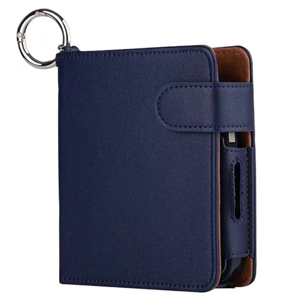 

Black Red Blue Brown Anti Scratch Protective Case for iQOS PU Leather Wallet Style Box Card Holder Pouch Bag for iQOS