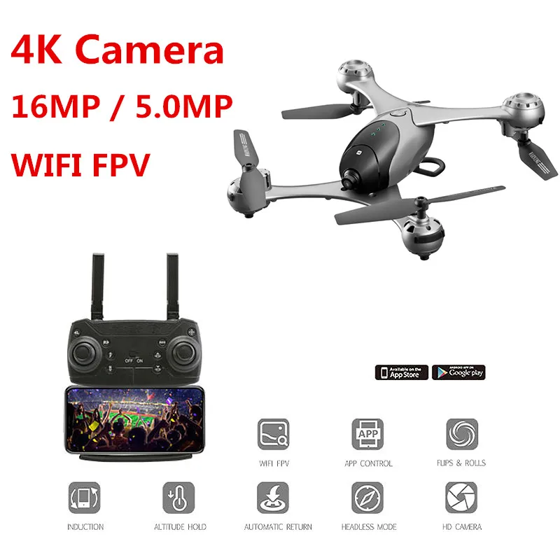 

New Drone WIFI FPV With 4K / 1080P Camera 6-Axis RC Racing Camera Drone Quadcopter Video Altitude Hold Auto Return