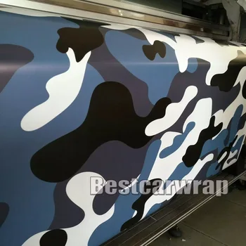 

1.52x10m Large spots arctic Camo Vinyl Car Wrap Styling WITH AIR RELEASE Snow Camouflage covering body PROTWRAPS 4.98X33FT