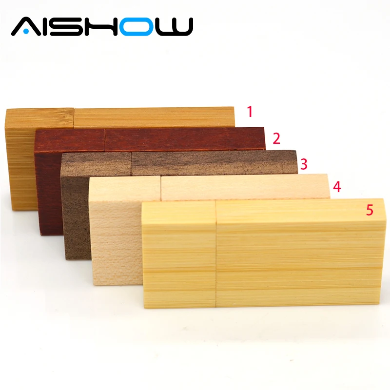 Сайт aishow Пользовательские DIY логотип флешки карты usb flash drive древесины накопитель 8 ГБ 16 ГБ 32 ГБ подарок usb придерживайтесь Настоящее Ёмкость