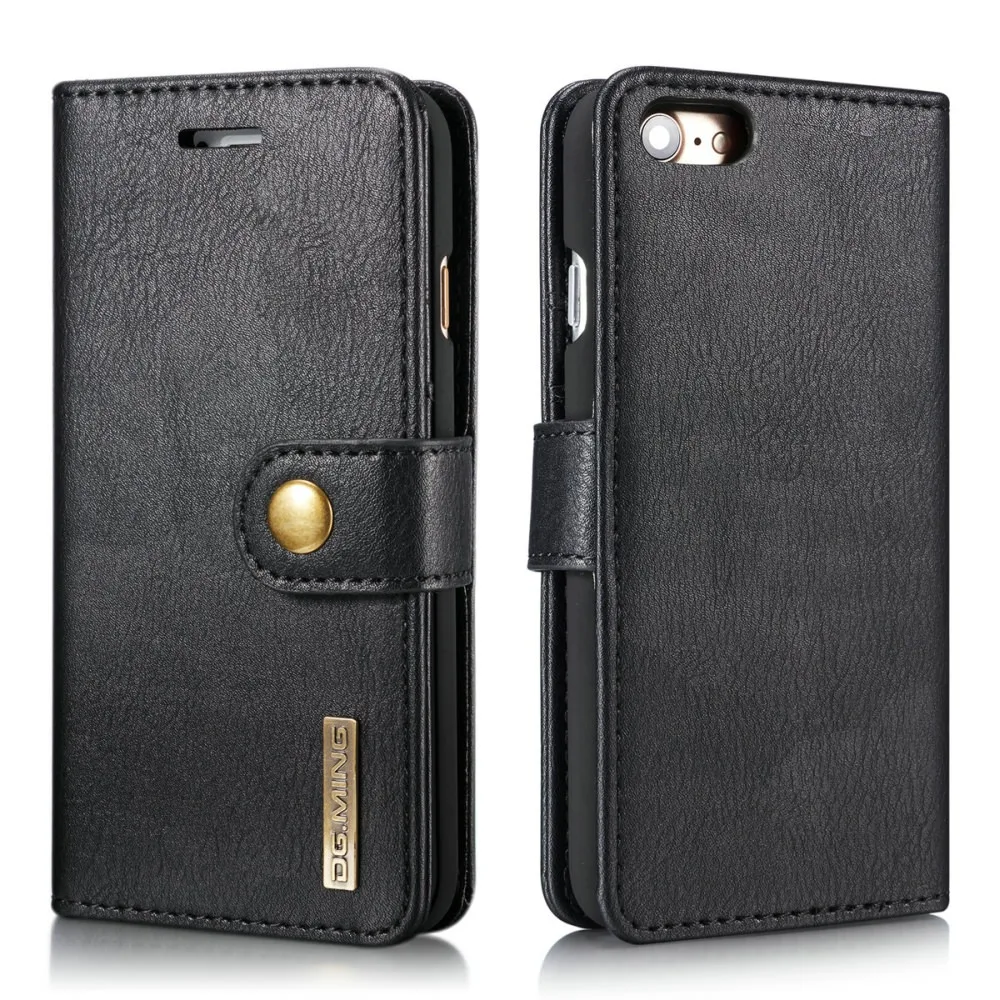 Магнитный кожаный чехол-бумажник для iPhone X, Xr, Xs, Max, флип-кошелек для iPhone 8, 7, 6 S, 6 Plus, 5, 5S, SE, 360, защитный чехол с подставкой