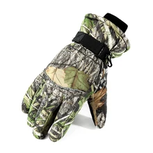 Уличные охотничьи камуфляжные перчатки для пеших прогулок, рыбалки, перчатки с пятью пальцами для мужчин и женщин, ветрозащитные лыжные перчатки, мужские теплые перчатки