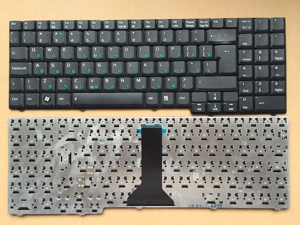 RU Русская клавиатура для Asus M51TA M51K M51 M51V M51E M51Q M51S M51A M51T F7 F7E F7S F7Z Клавиатура ноутбука