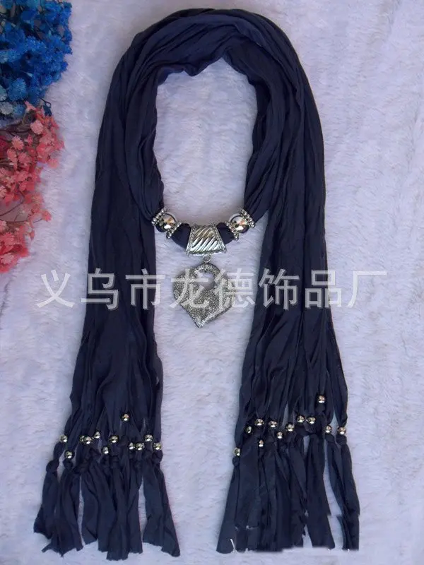 

2018 blue colour Fashion Pendant necklace scarves womens scarves shawls novel scarves cotton pashmina scarvs 24 free shipping