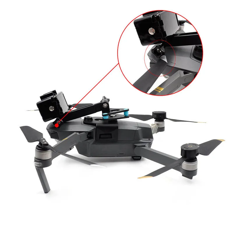 for gopro hero camera mount Extended holder Shock absorption absorber Bracket for dji Mavic pro 1 drone Accessories 1 (2)