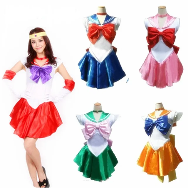 Anime Sailor Le Per Moon Costume Mostrano Halloween Mese Donne gdq1BR