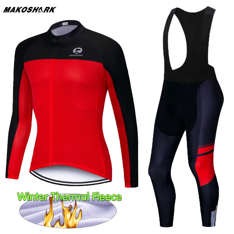 2019 cycling jersey set men winter pro hombres ropa 2018 cycling skinsuit thermal fleece long sleeve cycling sets