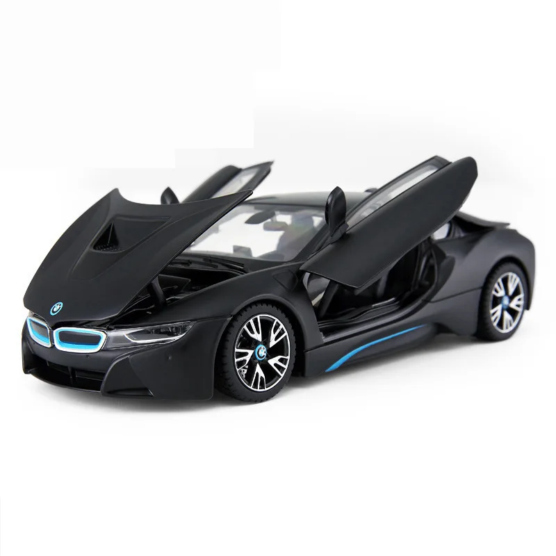

1:24 Car Model for i8 Static State Alloy Die Cast Luxury High-end Sports Car Toy Boy Adult Collectible Gifts