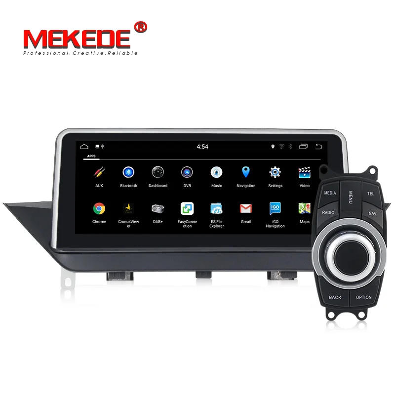 Sale MEKEDE 6 core 2+32 PX6 Android 9.0 car DVD GPS player for BMW X1 E84 2009-2015 Without screen or CIC 10.25 inch IPS screen 3