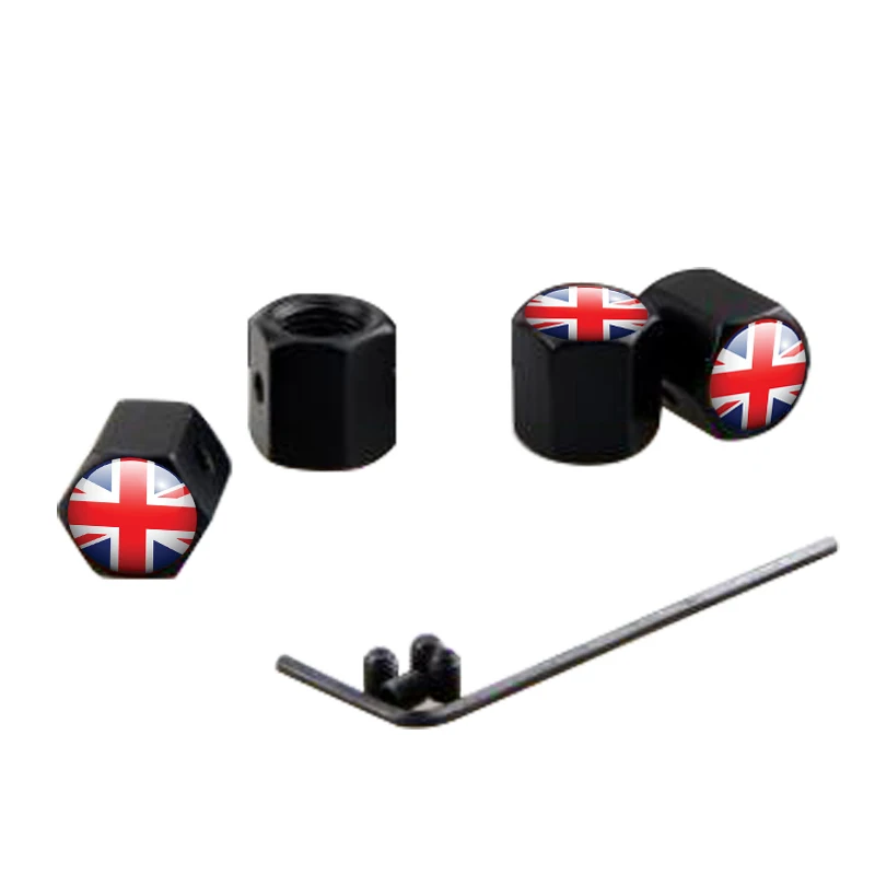 300Set Black Anti theft Lock Wheel Tire Tyre Valve Stem Air Cap Cover