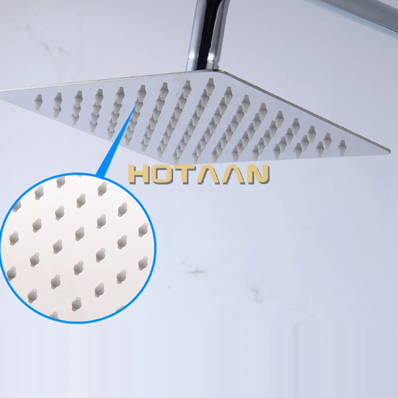 Square Stainless Steel Showerhead Faucet shower head shower nozzle