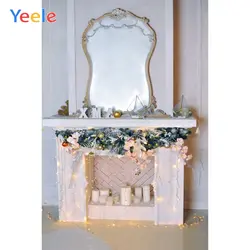 Yeele зеркальные свечи для камина лампа "Цветы" интерьер фотографии фоны индивидуальные фотографические фоны для фотостудии