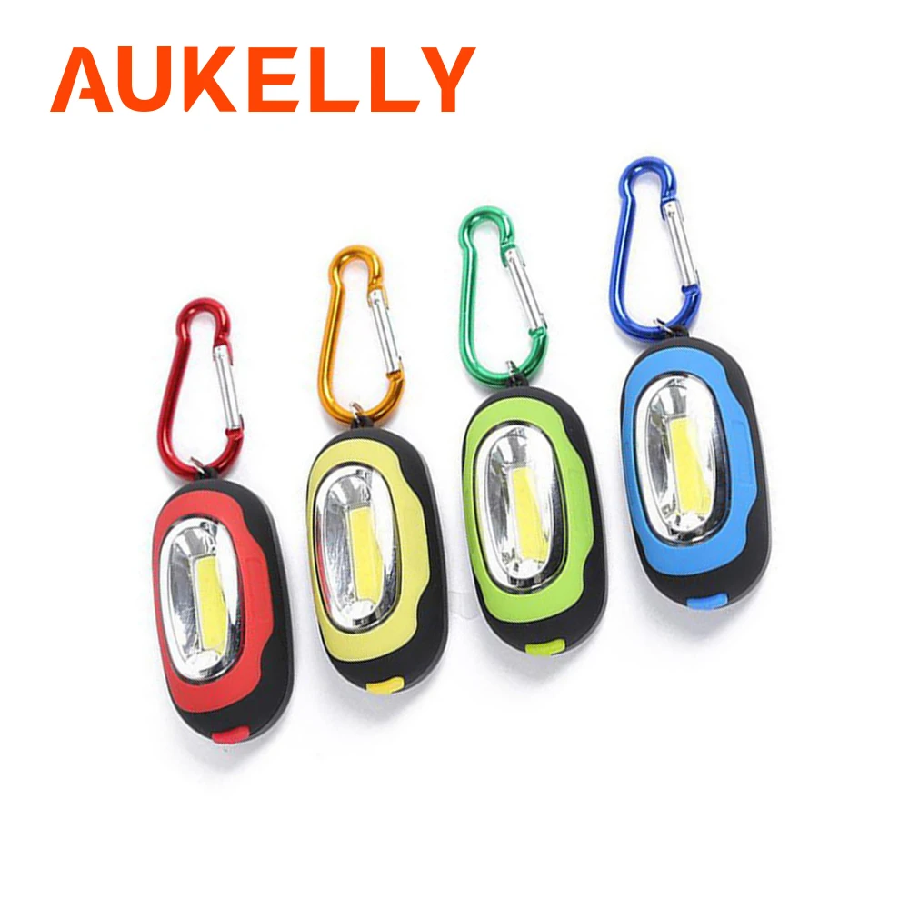 

Keychain Flashlight Pocket Mini LED Bulb Small Torch lights COB Portable Lamp Waterproof White Light Super Lanterna with Battery