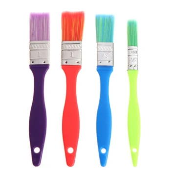 

4Pcs Nylon Hair Paint Brush Set Kid Acrylic Watercolor Oil Painting Supplies