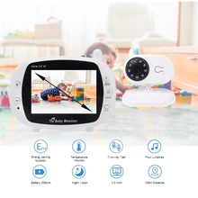 3," Беспроводная видеоняня двухполосная связь wifi видео акустическая связь Детский Монитор s Личная защита данных видеокамера
