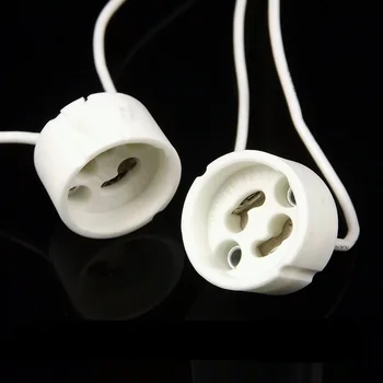 

5pcs GU10 G4 MR16 MR11 socket base Connector Ceramic Holder Base For Halogen Ceramic Light Bulb Lamps lamp accessories