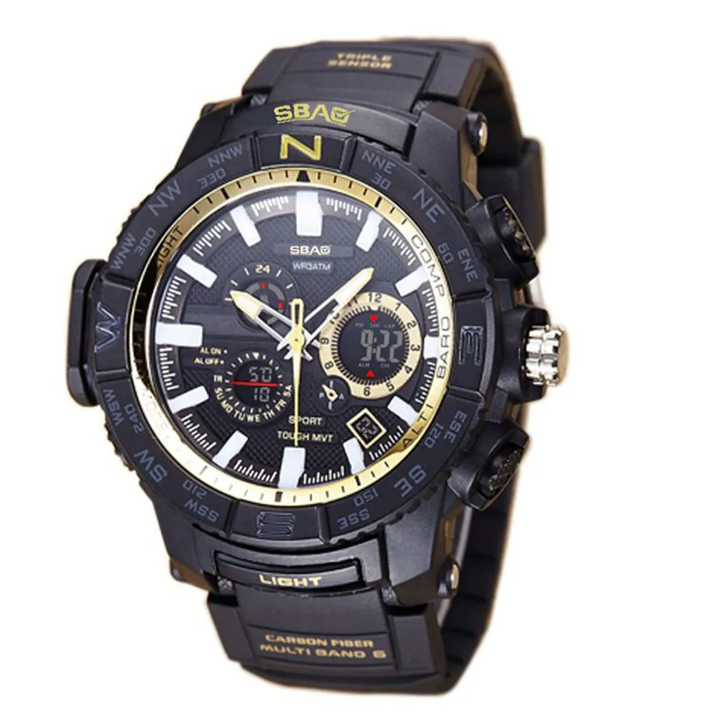 Aimecor Luxus Uhren Männer Hohe QualityMen Platz LED Wasserdichte Sport Uhren Shock Digitale Elektr