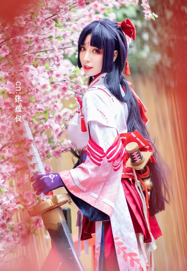 Youtouhime Onmyoji Косплей Youtouhime Косплей Костюм можно сделать на заказ кимоно костюм