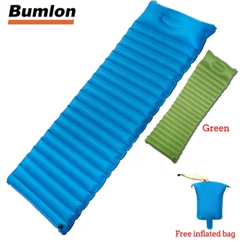 

Inflatable Camping Mat Portable Outdoor Camp Tent Sleeping Pad Cushion Breathable Damp-proof Single Airbed Mattress RL21-0044