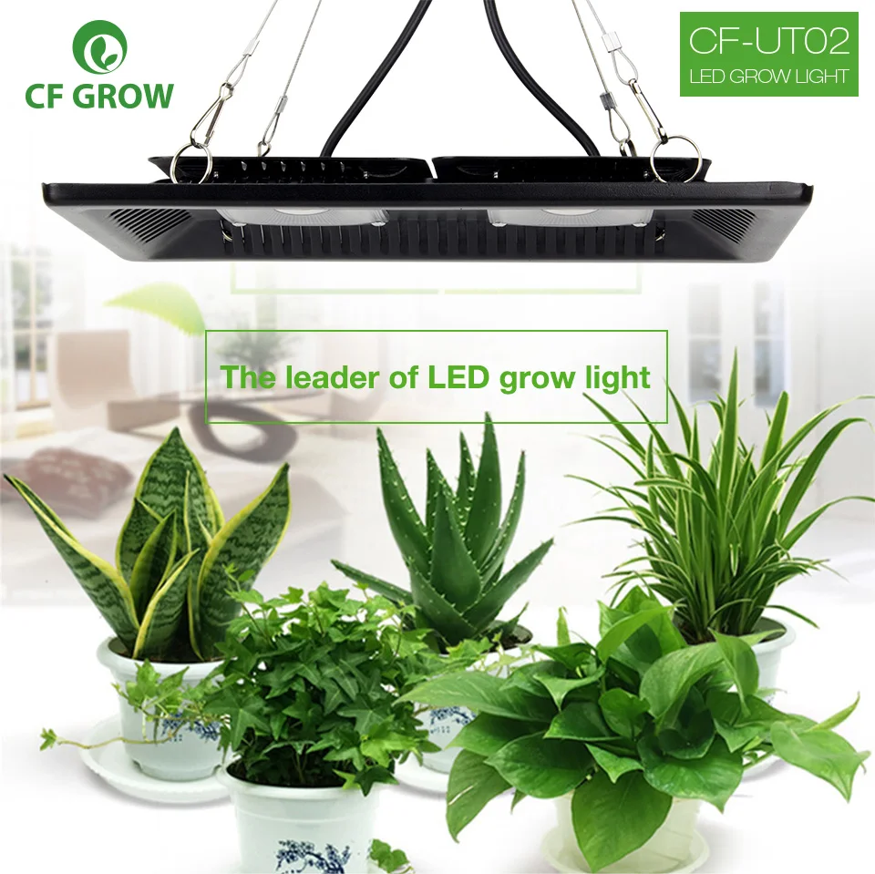 COB Led Grow Light Full Spectrum 100W 200W Waterproof IP67 for Vegetable Flower Indoor Hydroponic Greenhouse Plant Lighting Lamp