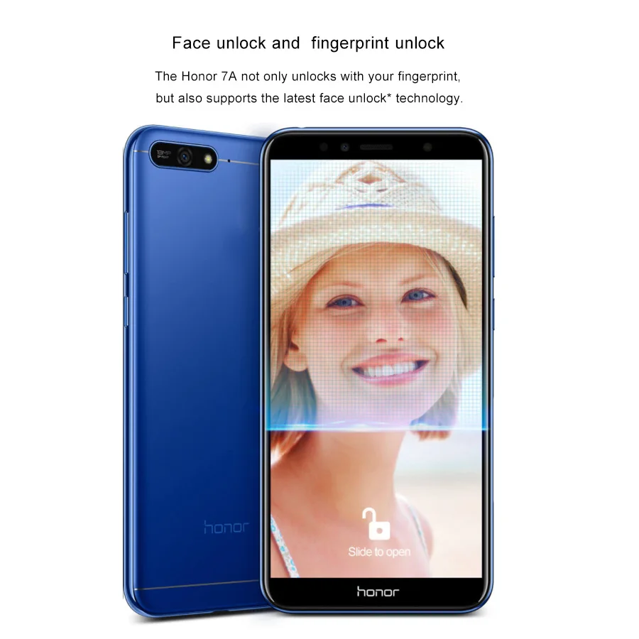 Оригинал Honor 7A 4G LTE мобильный телефон 5 7 дюйма 2 Гб ОЗУ 32 ПЗУ Восьмиядерный Snapdragon 430