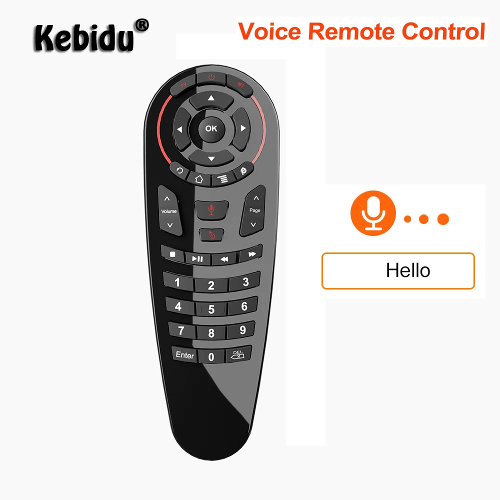 G30S Remote Control 2.4G Wireless Voice Air Mouse 33 Keys IR Learning Gyro Sensing Smart Remote