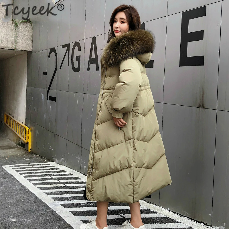 doudoune longue capuche fourrure femme