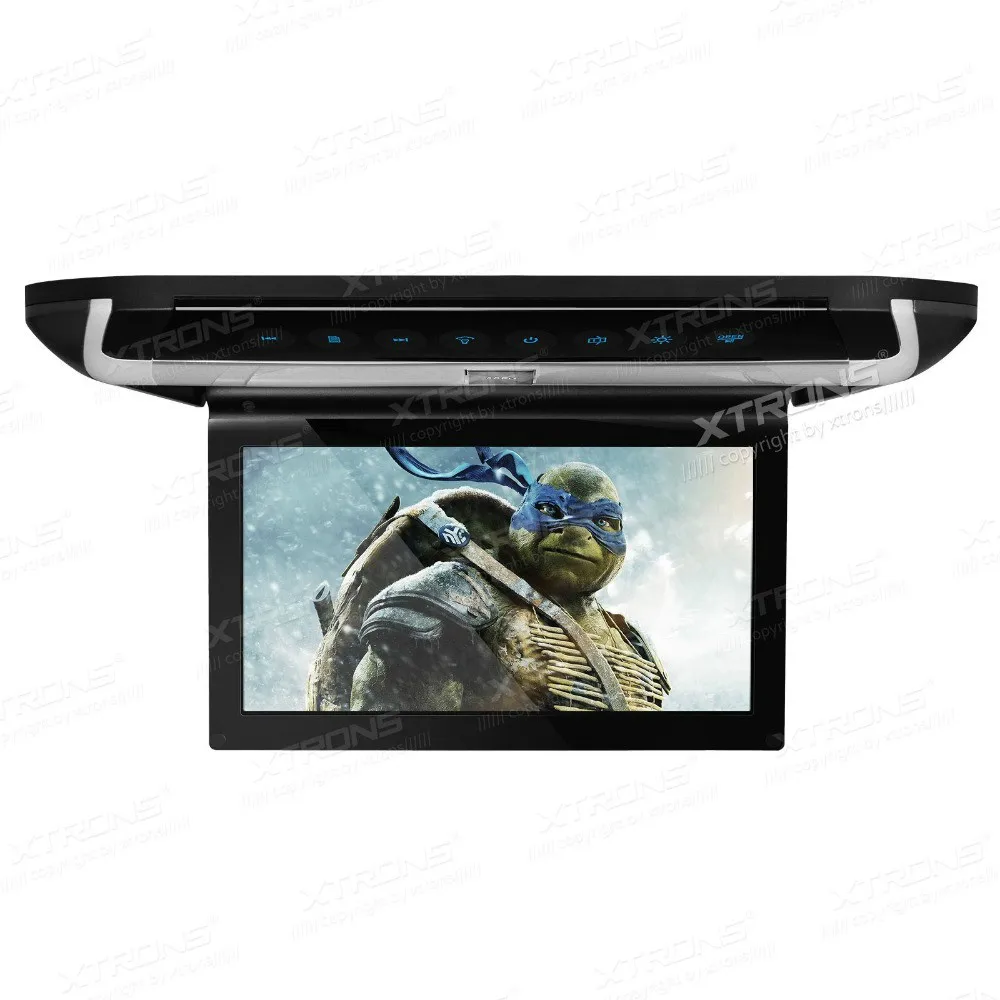 Flash Deal 10" Flip Down Car DVD Car Roof DVD Roof Monitor Car DVD with Built-in HDMI Port & Sleek/Elegant Touch Panel Design 1