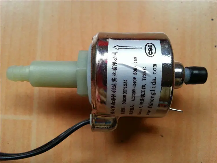 

Low noise steam mop electromagnetic pump 30 burner electromagnetic pump power AC220V-240V-50Hz-16W