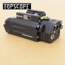 DBAL-PL, тактический охотничий комбинированный светильник, Белый светодиодный, 400 люмен, лучший пистолет, вспышка, светильник с красным лазером и ИК-подсветкой