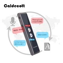 Портативный 40 языков умный голосовой переводчик Bluetooth беспроводной Интеллектуальный переводчик в режиме реального времени переводчик для путешествий для русского языка