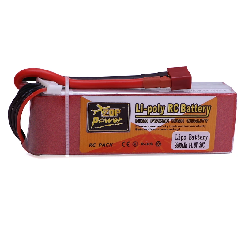 

1pc 14.8V 4S 2800mAh 30C LiPO Battery T plug for RC boat RC Helicopter Quadcopter 14.8V 2800mah 4s battery lipo