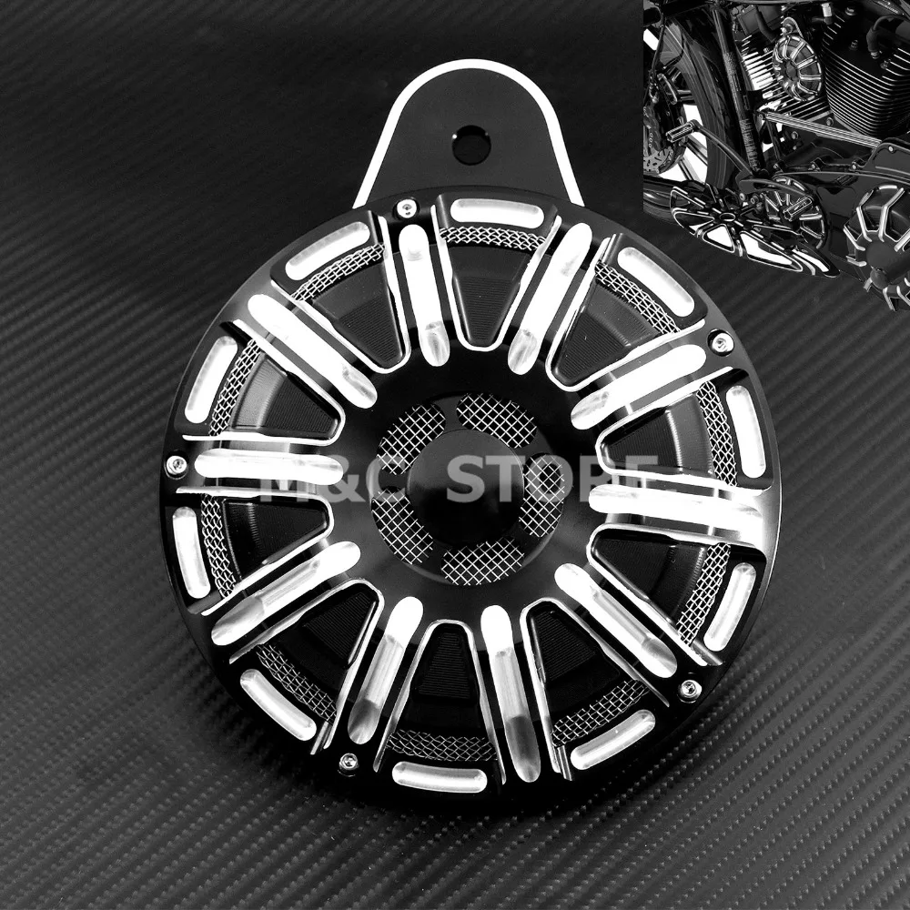 ЧПУ черный хромированный гудок для Harley Sportster XL 07 17 18 Touring Big Twin Cam 1991 14 15 16 17|horn