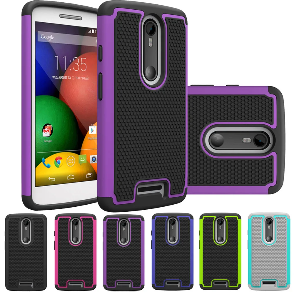 

2017 NEW Big promotion Portable Hybrid Impact Rugged Shockproof Back Case Cover Skin For Motorola Droid Turbo 2 Drop shipping