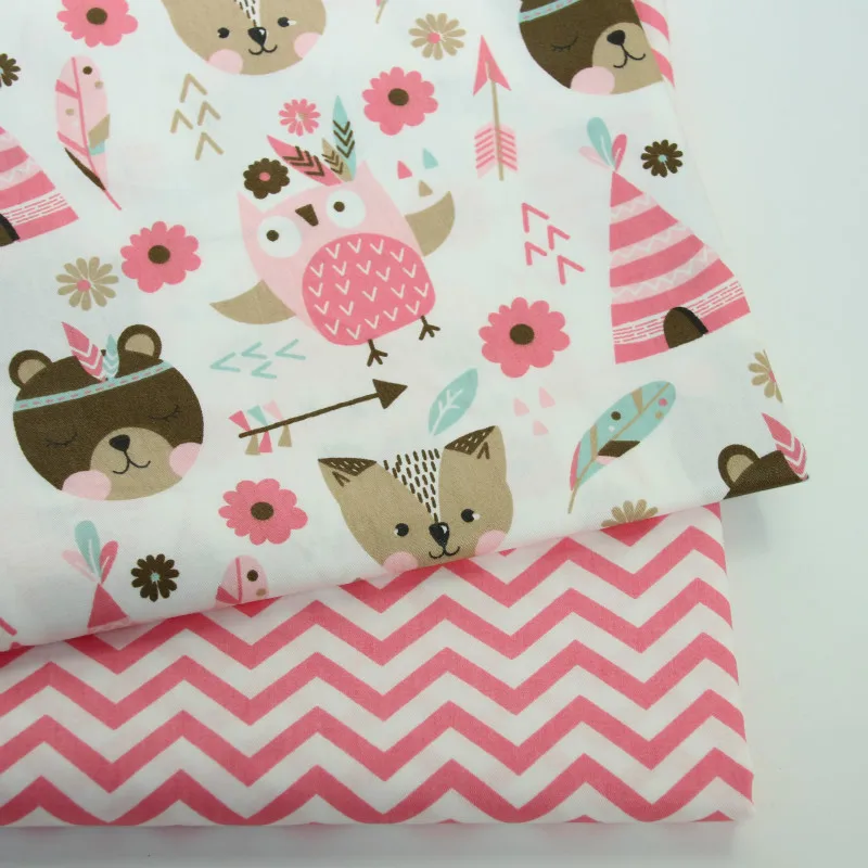 

Kids Cartoon Cotton print fabric DIY sewing uphostery craft for Baby&Children Quilting Sheets Dress Material