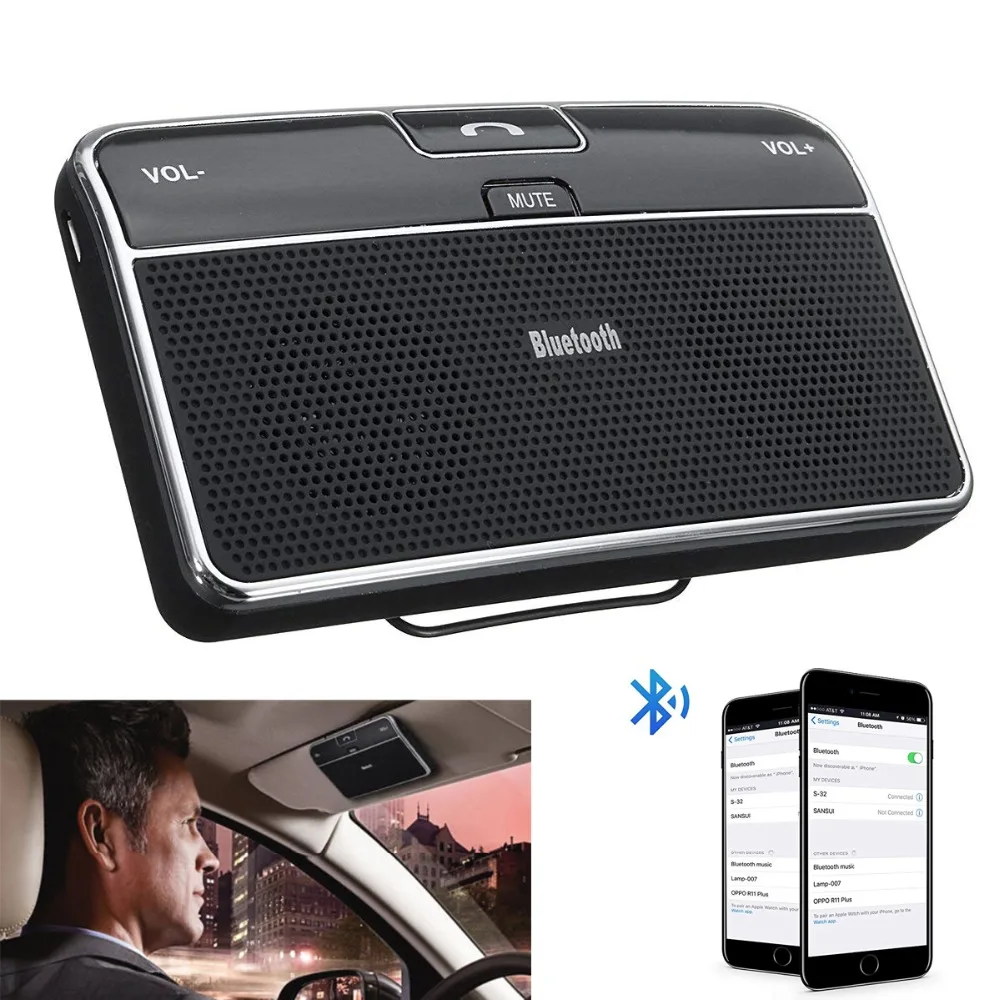 Беспроводной Bluetooth громкой связи динамик телефон MP3 автомобильный комплект