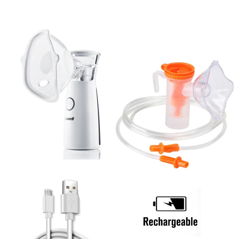 

YUWELL Rechargeable Portable Mesh Ultrasonic Nebulizer Handheld Baby Children Adult Atomizer Respirator Home Humidifier M102