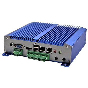 

9-36v Industrial embedded Computer Mini PC D2550 n2800 Win10 Linux 2 LAN 6Com Dual Core Mini PC